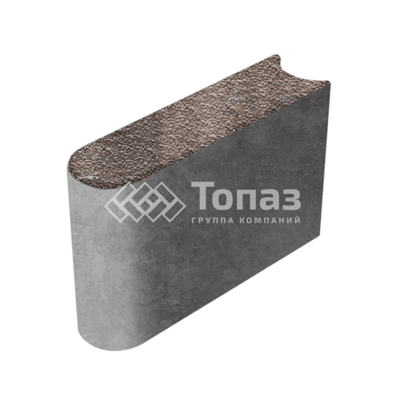 Камень бортовой БРШ 50.20.8, яшма с мраморной крошкой