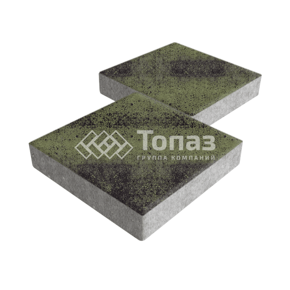 Тротуарная плитка Квадрат 500х500х70, янтарь