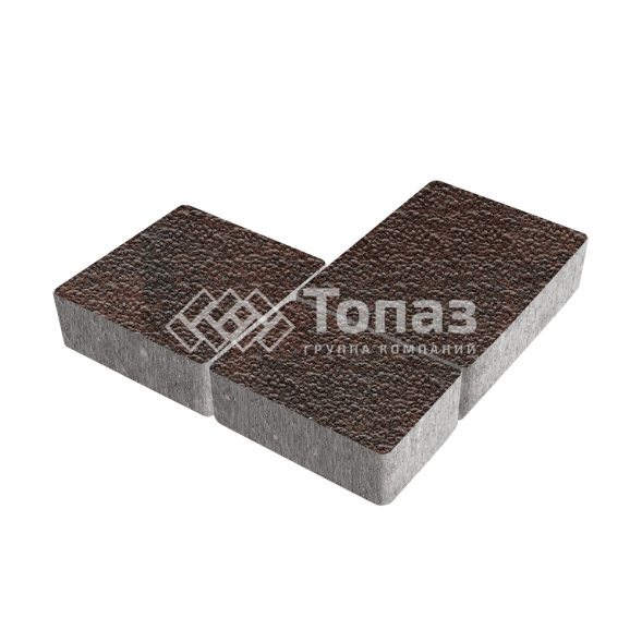 Тротуарная плитка Новый город, клинкер с гранитной крошкой, 4 см