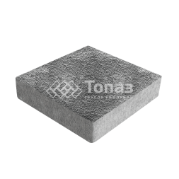 Тротуарная плитка Квадрат 200х200х40, антрацит с мраморной крошкой