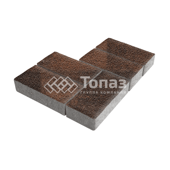 Тротуарная плитка 200х100х60, сорренто на камне