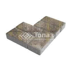 Тротуарная плитка 200х100х60, степь на камне