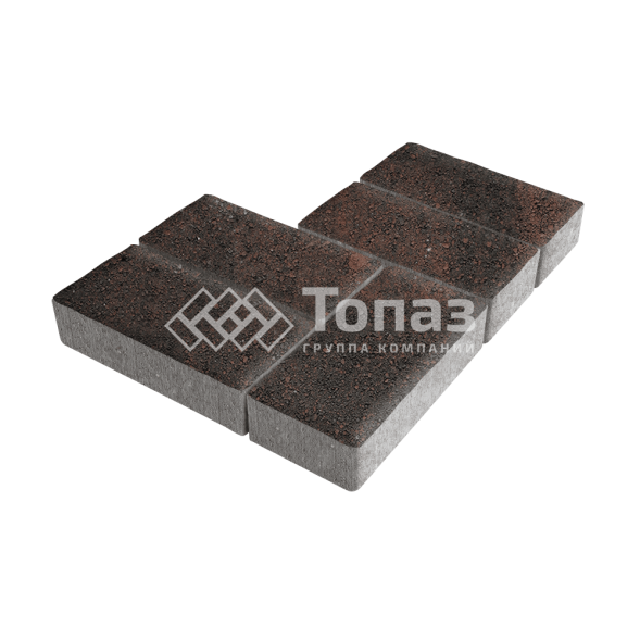 Тротуарная плитка 200х100х80, кармен