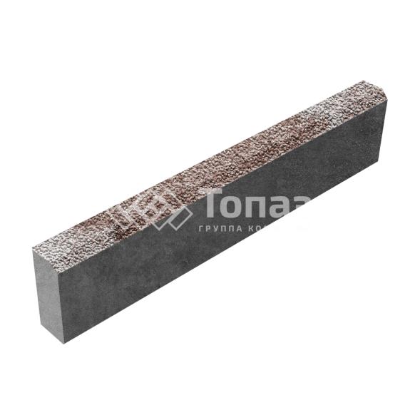 Камень бортовой БР 100.20.8, хаски с мраморной крошкой