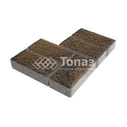 Тротуарная плитка 200х100х40, арабская ночь с гранитной крошкой