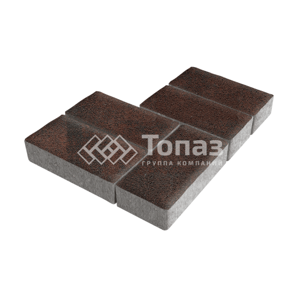 Тротуарная плитка 200х100х80, клинкер