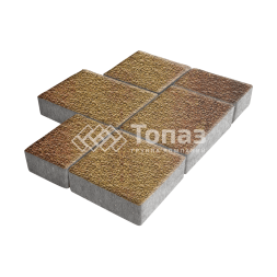 Тротуарная плитка Новый город, каир с гранитной крошкой, 8 см