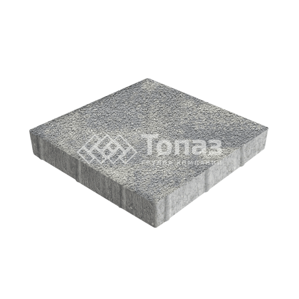 Тротуарная плитка Квадрат 500х500х70, аква на камне