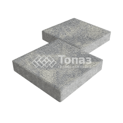 Тротуарная плитка Квадрат 500х500х70, аква на камне