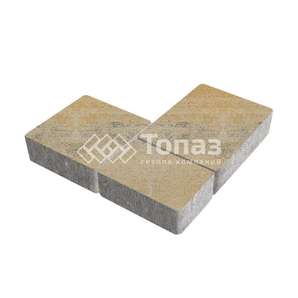 Тротуарная плитка Новый город, сансет, 4 см 