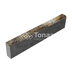 Камень бортовой БР 100.20.8, агат желтый на камне