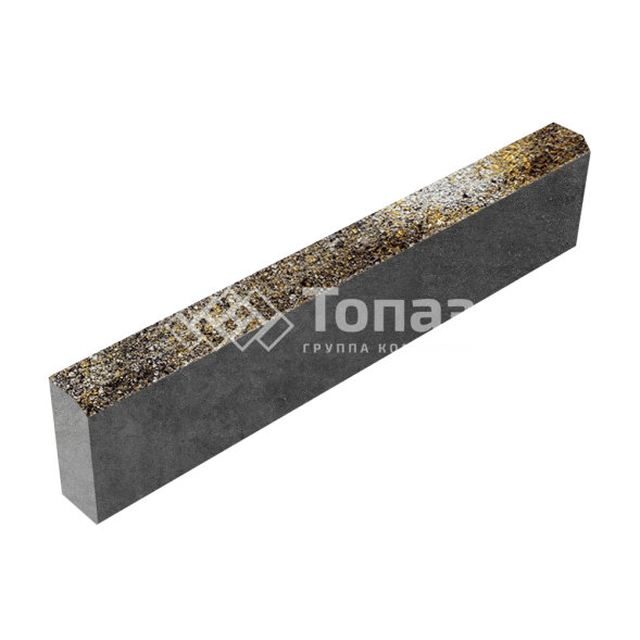 Камень бортовой БР 100.20.8, агат желтый на камне