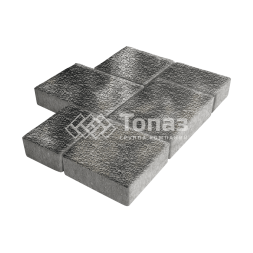 Тротуарная плитка Новый город, стоун с мраморной крошкой, 6 см