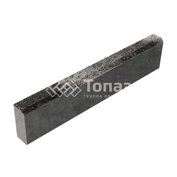 Камень бортовой БР 100.20.8, агат коричневый на камне