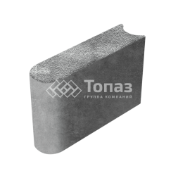 Камень бортовой БРШ 50.20.8, антрацит на камне