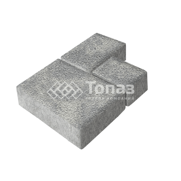 Тротуарная плитка Бергамо, аква на камне, 6 см