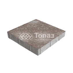 Тротуарная плитка Квадрат 500х500х70, авантюр с мраморной крошкой