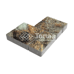 Тротуарная плитка 200х100х60, агат кофейный   