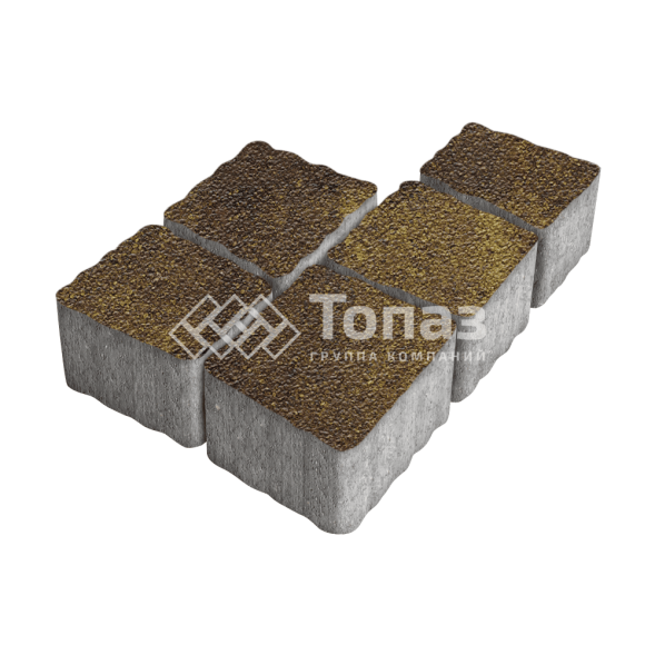 Тротуарная плитка Антик, осень на камне, 4 см