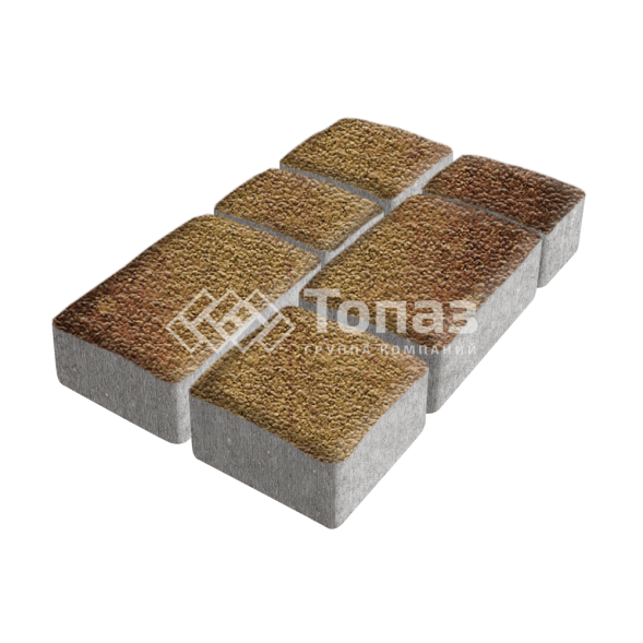 Тротуарная плитка Старый город, каир с гранитной крошкой, 6 см