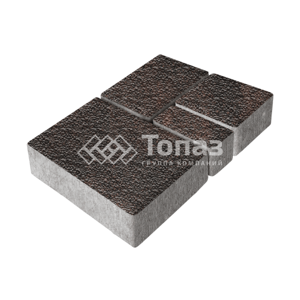 Тротуарная плитка Мюнхен, кармен с мраморной крошкой, 6 см