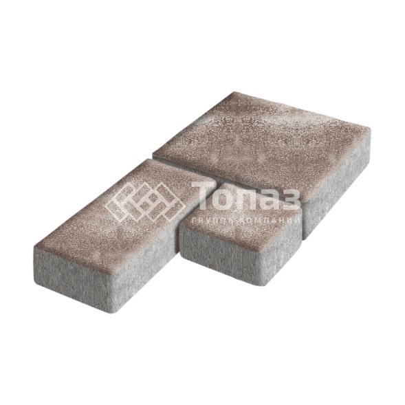 Тротуарная плитка Рубико, авантюр, 4 см