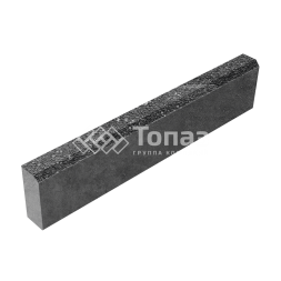 Камень бортовой БР 100.20.8, аляска черная на камне