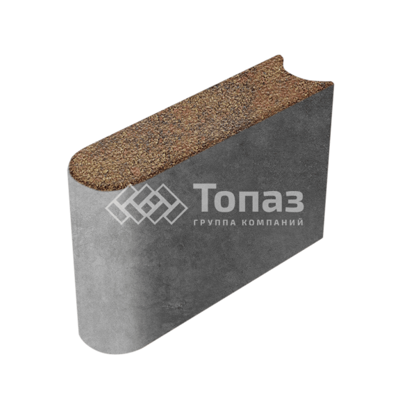 Камень бортовой БРШ 50.20.8, джафар оранжевый на камне