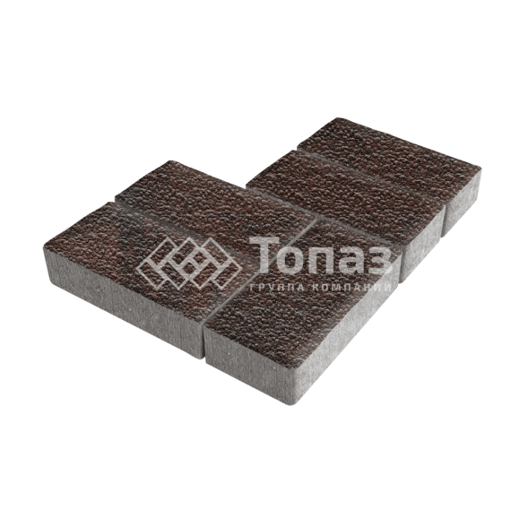 Тротуарная плитка 200х100х40, клинкер с гранитной крошкой