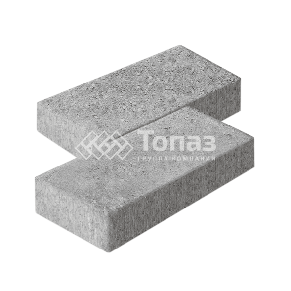 Тротуарная плитка 600х300х60, серо-белая