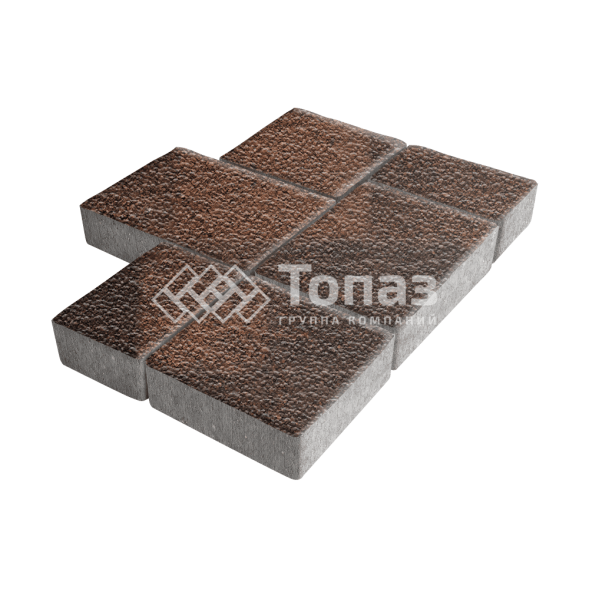 Тротуарная плитка Новый город, сорренто с гранитной крошкой, 4 см