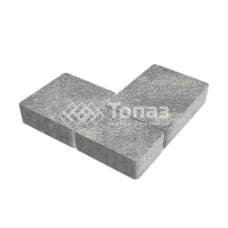 Тротуарная плитка Новый город, аква на камне, 4 см