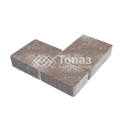 Тротуарная плитка Новый город, авантюр на камне, 4 см