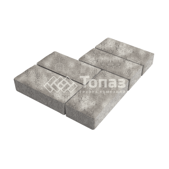 Тротуарная плитка 200х100х60, неаполь 