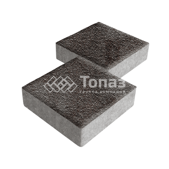 Тротуарная плитка Квадрат 200х200х40, мокко с мраморной крошкой