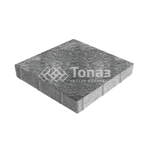 Тротуарная плитка Квадрат 500х500х70, антрацит с мраморной крошкой