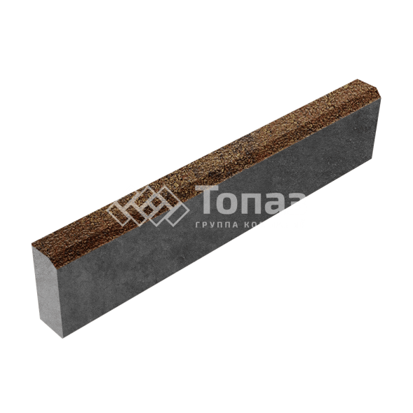 Камень бортовой БР 100.20.8, джафар оранжевый на камне