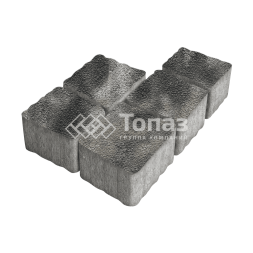 Тротуарная плитка Антик, стоун на камне, 4 см