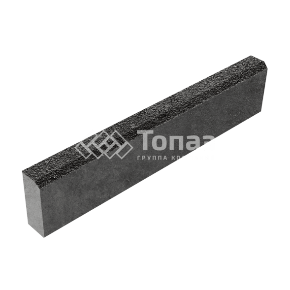 Камень бортовой БР 100.20.8, джафар черный на камне