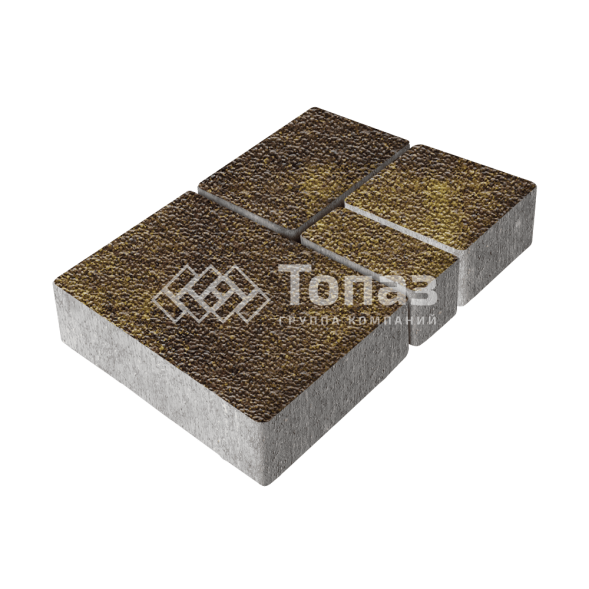 Тротуарная плитка Мюнхен, осень с мраморной крошкой, 6 см