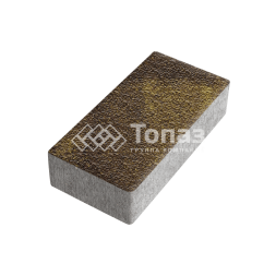 Тротуарная плитка 200х100х40, осень с гранитной крошкой