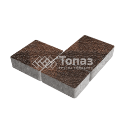 Тротуарная плитка Новый город, сорренто с гранитной крошкой, 8 см