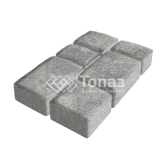 Тротуарная плитка Старый город, аква на камне, 4 см