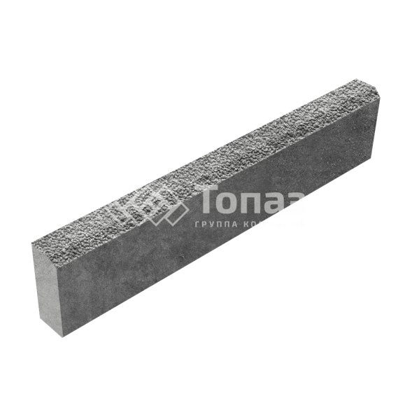 Камень бортовой БР 100.20.8, аква с мраморной крошкой