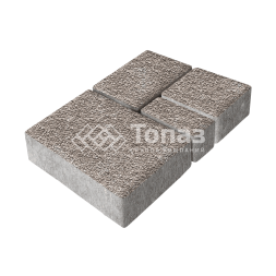 Тротуарная плитка Мюнхен, сахара с мраморной крошкой, 6 см