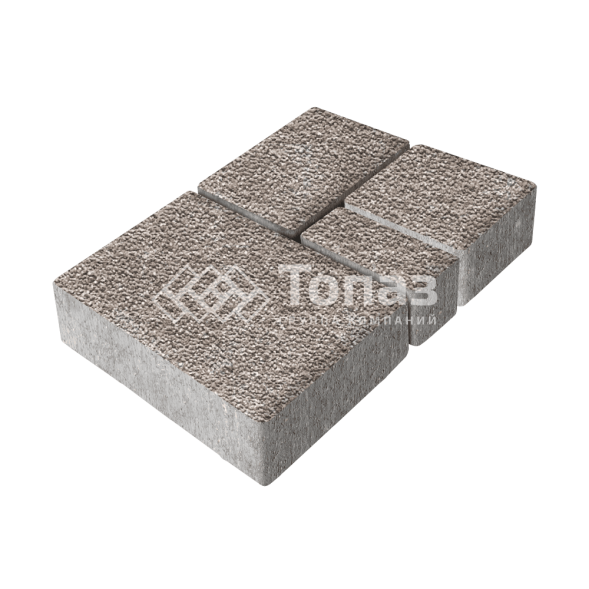 Тротуарная плитка Мюнхен, сахара с мраморной крошкой, 6 см