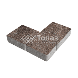 Тротуарная плитка Новый город, яшма с гранитной крошкой, 4 см