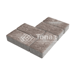 Тротуарная плитка 200х100х60, авантюр с гранитной крошкой