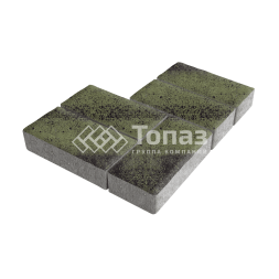 Тротуарная плитка 200х100х80, янтарь