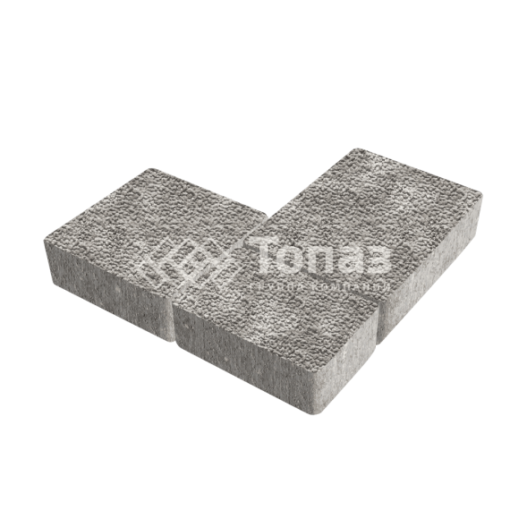 Тротуарная плитка Новый город, неаполь с мраморной крошкой, 4 см 